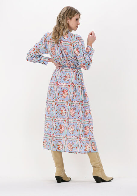 Lichtblauwe ANTIK BATIK Maxi jurk HUPA DRESS - large