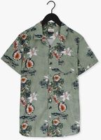 Groene DSTREZZED Casual overhemd RESORT SHIRT S/S TROPICAL MIX VOILE