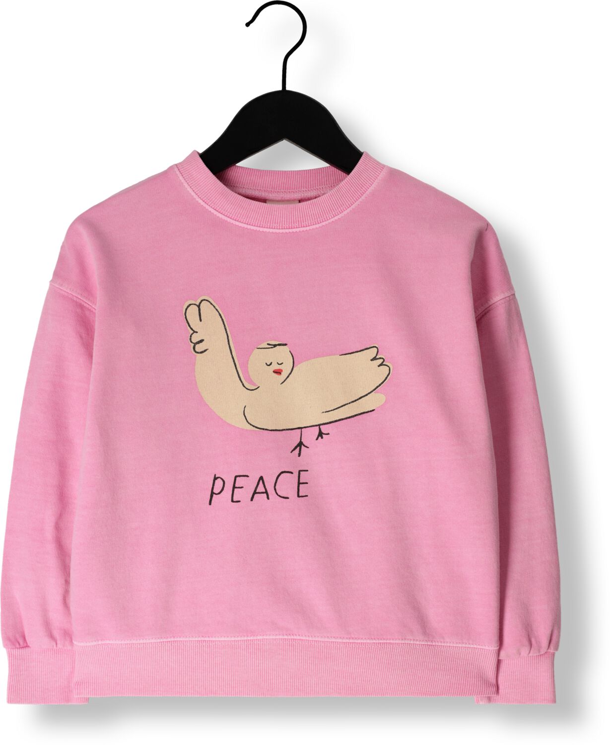 Jelly Mallow Meisjes Truien & Vesten Peace Pigment Sweatshirt Roze-9Y