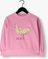 Roze Jelly Mallow Sweater PEACE PIGMENT SWEATSHIRT - medium