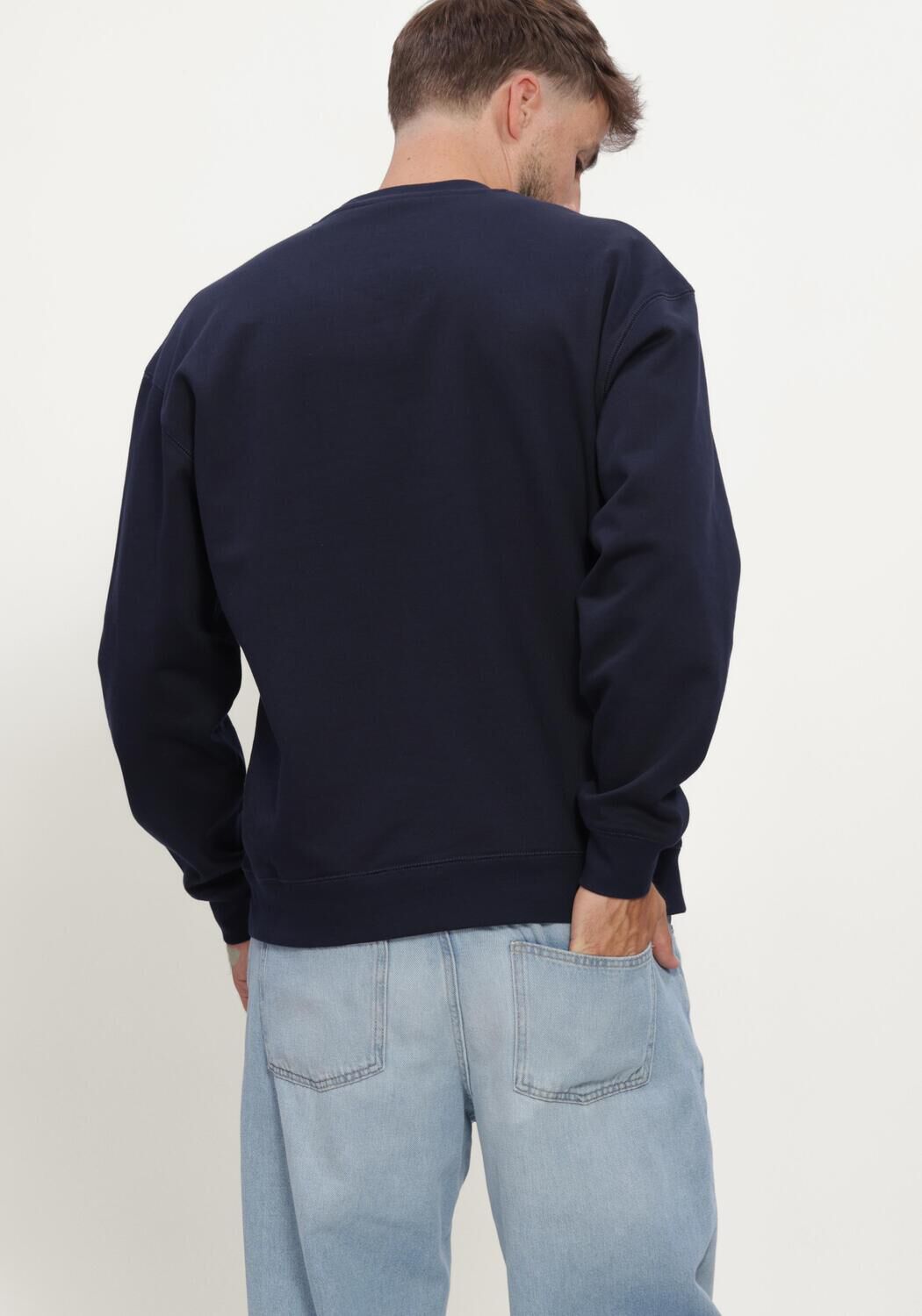 Donkerblauwe MACED Sweater M-AXEL - large