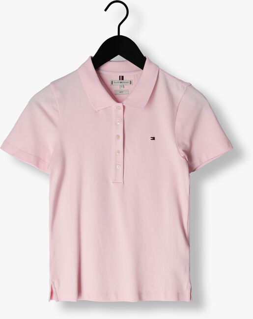 Lichtroze TOMMY HILFIGER Polo 1985 SLIM PIQUE POLO SS - large