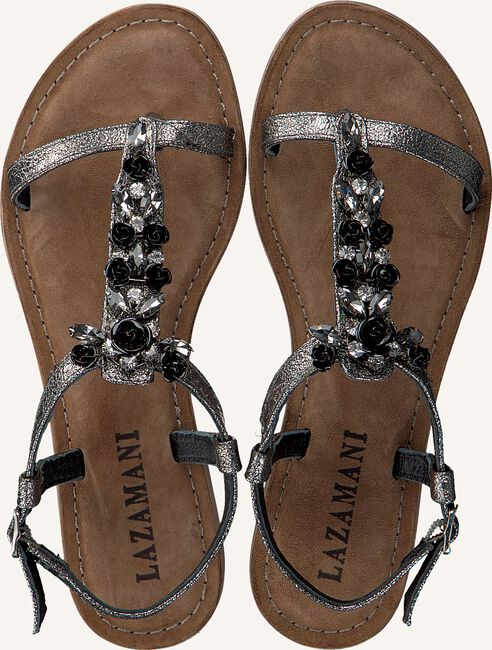 Zilveren LAZAMANI Platte sandalen 75.542 Zilveren LAZAMANI Platte sandalen 75.542 - large
