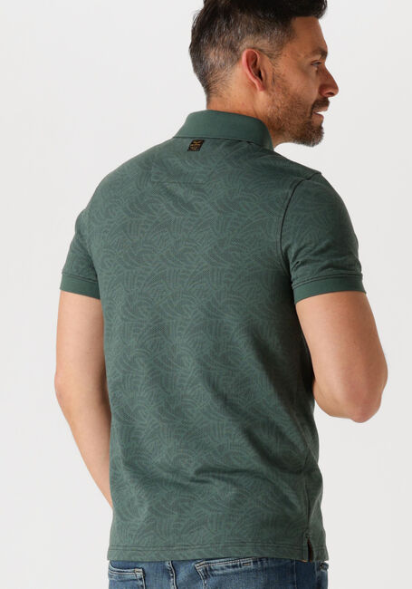 Groene PME LEGEND Polo SHORT SLEEVE POLO JACQUARD JERSEY - large