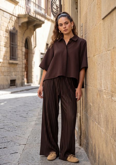 Bruine GRACE & MILA Broeken SS2623004 - large