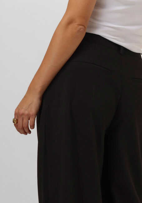 Zwarte MY ESSENTIAL WARDROBE Wijde broek MILANMW WIDE PANT - large