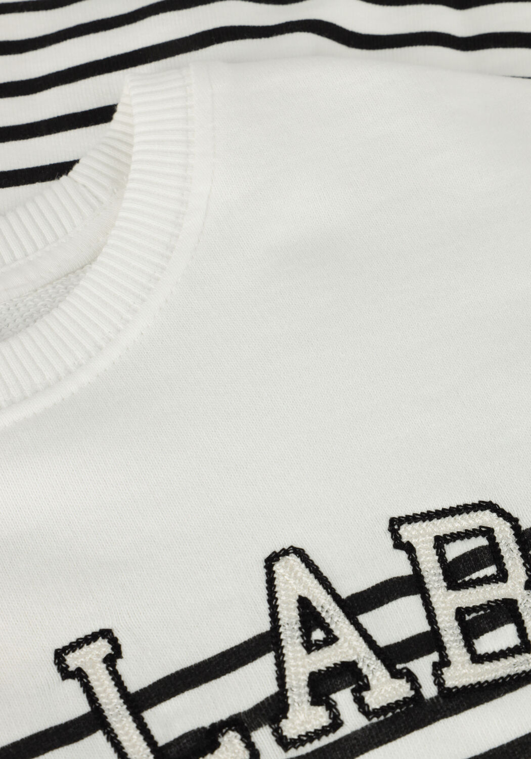 Witte ALIX MINI Sweater STRIPED SWEATER - large