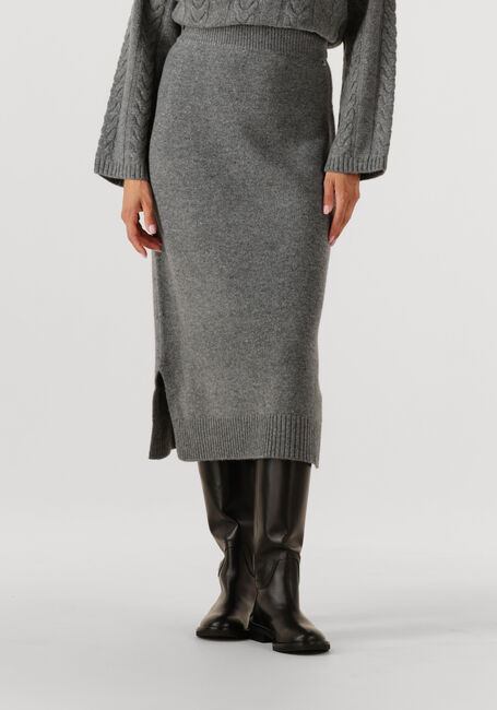 Grijze MOS MOSH Maxirok MMBRYNDIS KNIT SKIRT - large