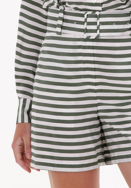 Groene VANILIA Broeken CLEAN STRIPE SHORT - large
