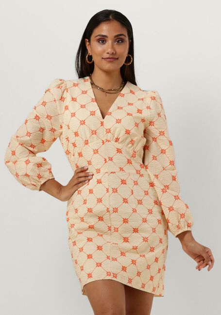 Oranje SECOND FEMALE Mini jurk FERMO DRESS - large