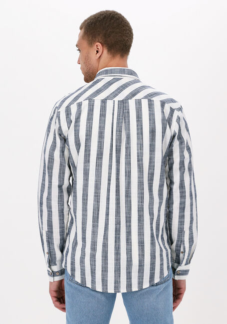 Blauwe ANERKJENDT Casual overhemd AKKONRAD STRIPED SHIRT - large