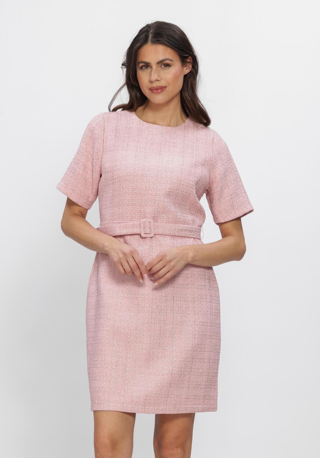 Roze FREEBIRD Jurken F-WV-BOUCLE-GOLD-26-1 - large