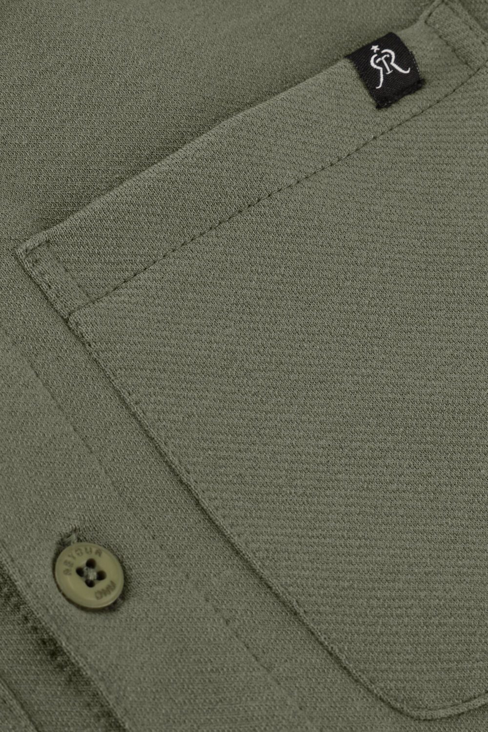 Groene RETOUR Casual overhemd ELOY - large