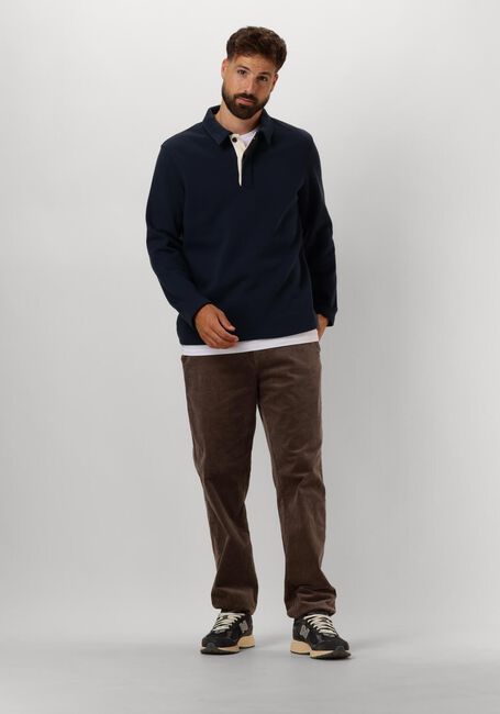 Blauwe ANERKJENDT Trui AKSOREN POLO SWEAT - large