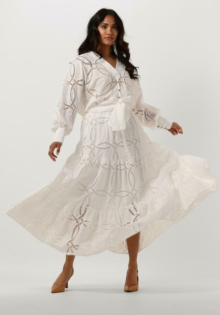 Witte AMAYA AMSTERDAM Maxirok STORMY SKIRT - large