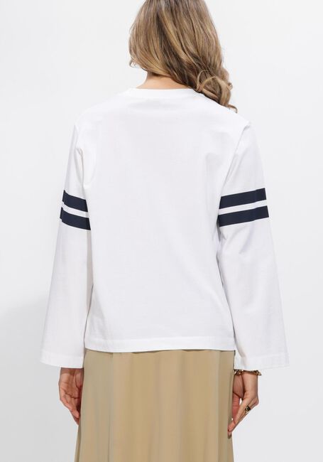 Witte PENN & INK Trui LONGSLEEVE PRINT - large