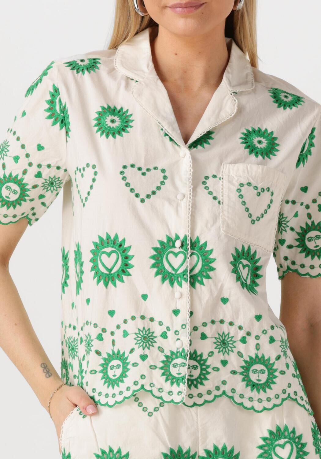 FABIENNE CHAPOT Dames Blouses Brielle Blouse Groen