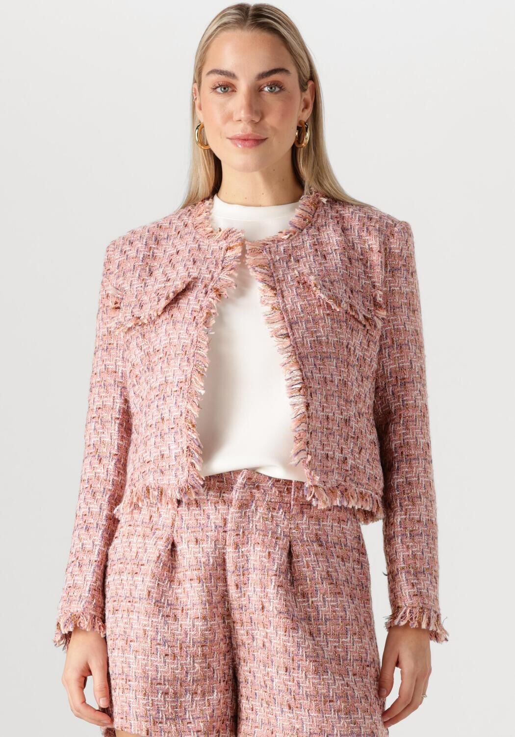 Notre-v Elegante Roze Blazer Fabiana Stijl Pink Dames