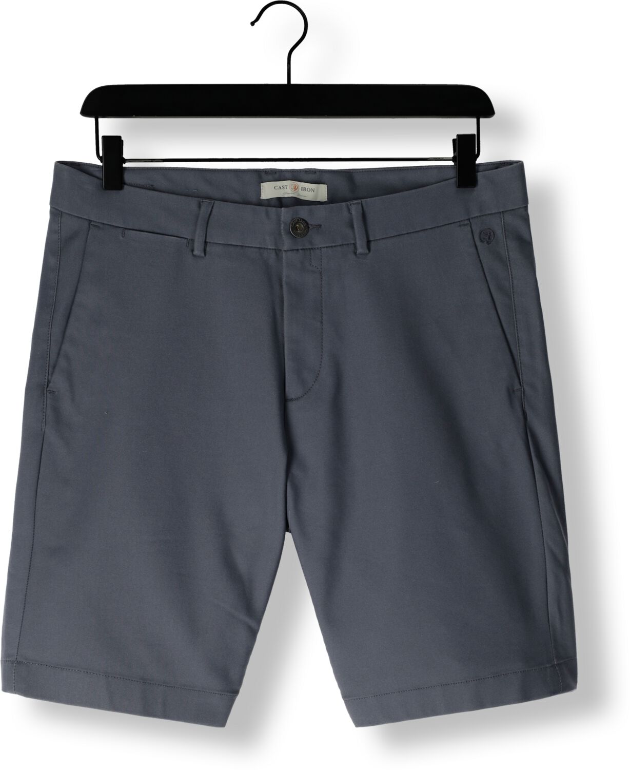 CAST IRON Heren Broeken Riser Shorts Comfort Stretch Blauw