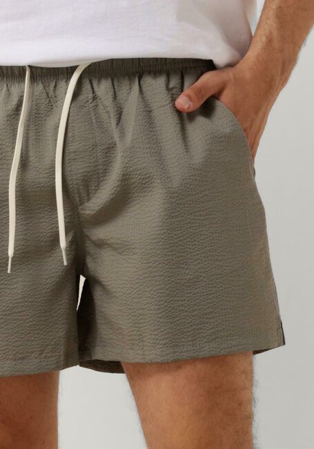 Groene SELECTED HOMME Zwembroeken SLHCOOPER SEERSUCKER SWIMSHORTS - large