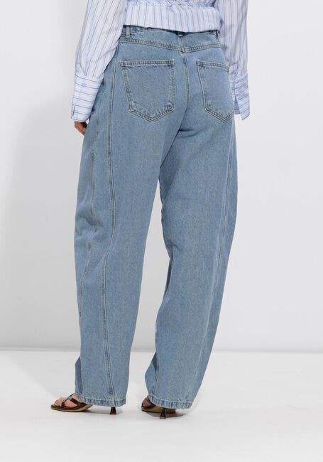 Lichtblauwe NEO NOIR Wide jeans ALANNAH D PANTS - large