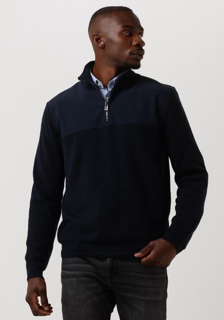 Donkerblauwe BOSS Trui FUSIONE - large