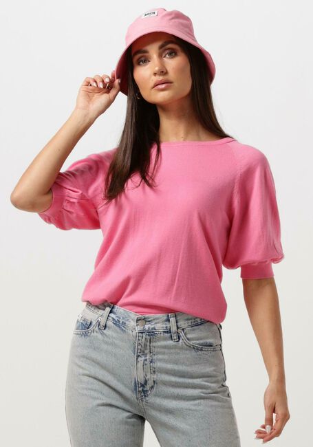Roze MSCH COPENHAGEN Top MSCHESLINA RACHELLE 2/4 RAGLAN PULLOVER - large