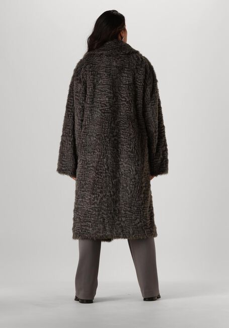 Grijze STAND STUDIO Faux fur jas NICOLE COAT - large