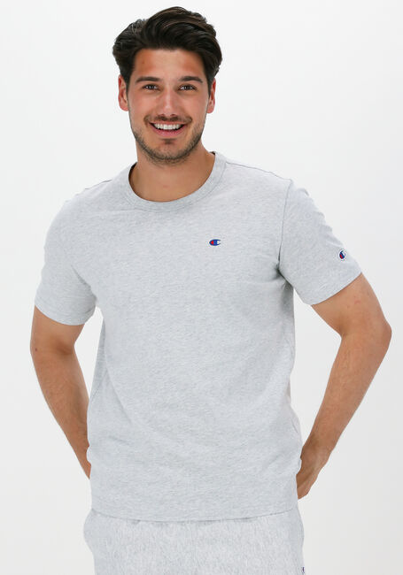 Grijze CHAMPION T-shirt CREWNECK T-SHIRT 216545 - large