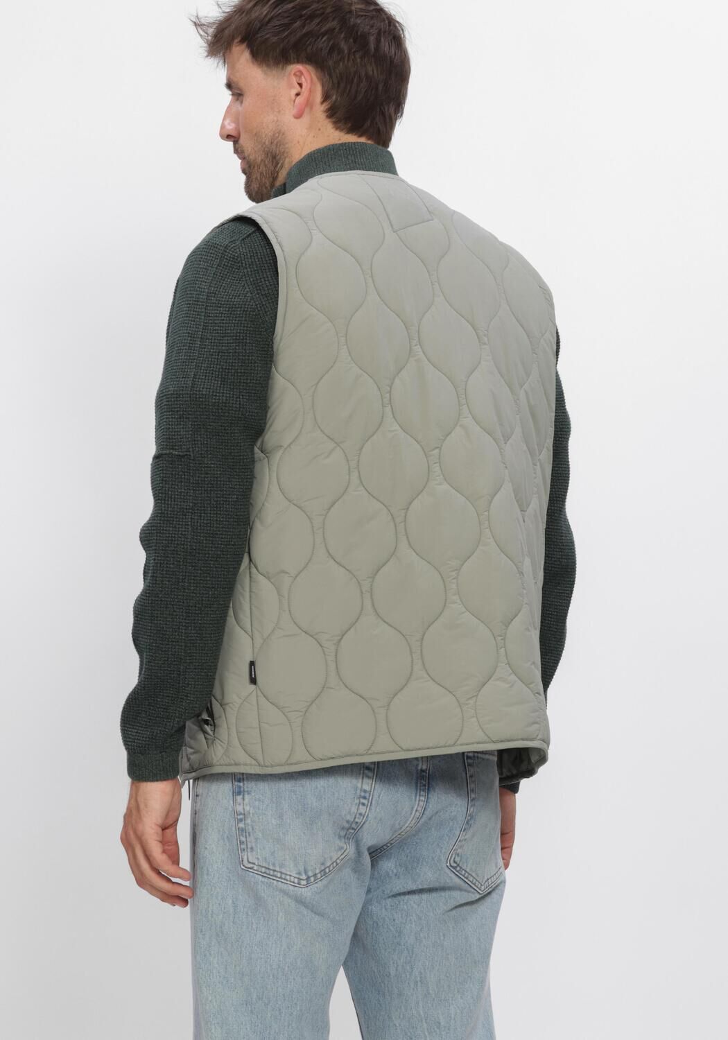 Lichtgrijze CHASIN Bodywarmer CLOUD VEST - large