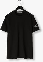 Zwarte CALVIN KLEIN T-shirt BADGE WAFFLE TEE