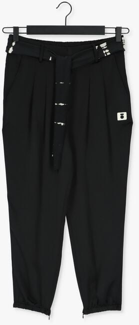 Zwarte 10DAYS Pantalon BELTED BELT PANTS - large