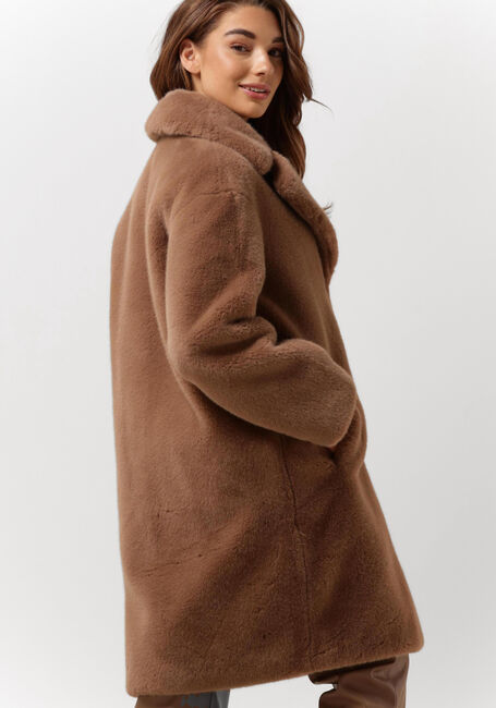 Zand STAND STUDIO Faux fur jas CAMILLE COCOON COAT - large