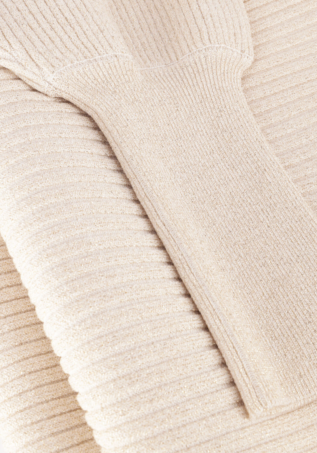 Beige NUKUS Trui MULLBERRY PULLOVER LUREX - large
