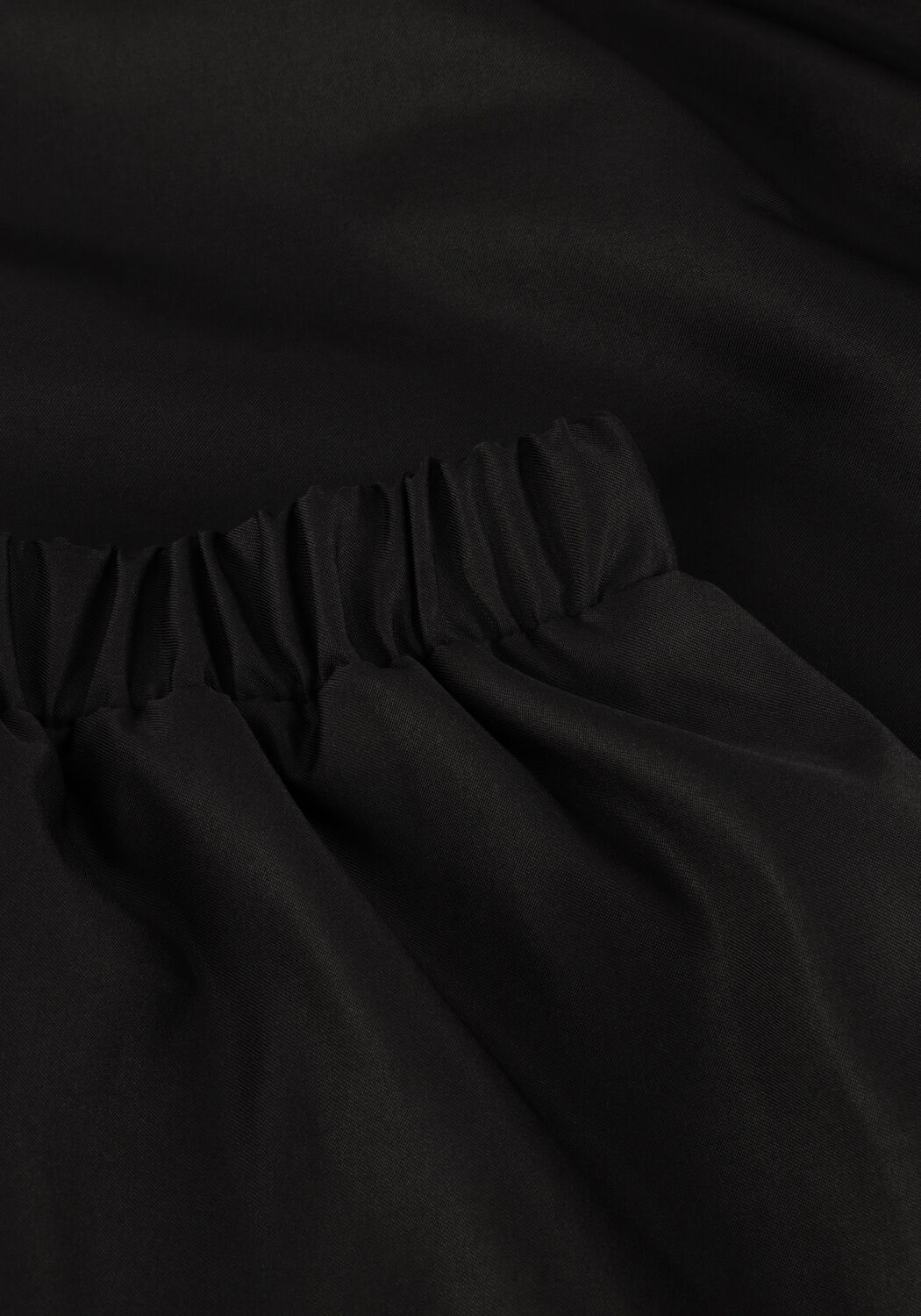 Zwarte Y.A.S. Minirok YASBOBBIE HW BUBBLE HEM SKIRT - large