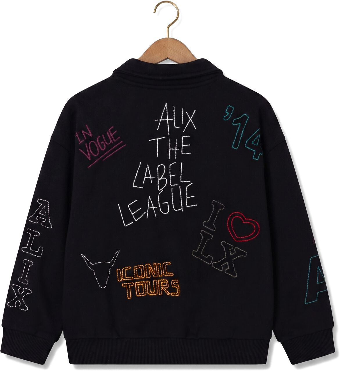 ALIX MINI Meisjes Jassen Patches Jacket Zwart