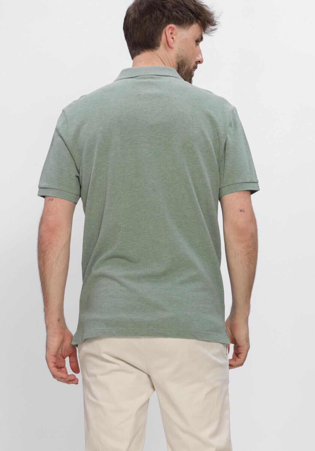 Groene PROFUOMO Polo POLO SS BASIS PIQUE - large