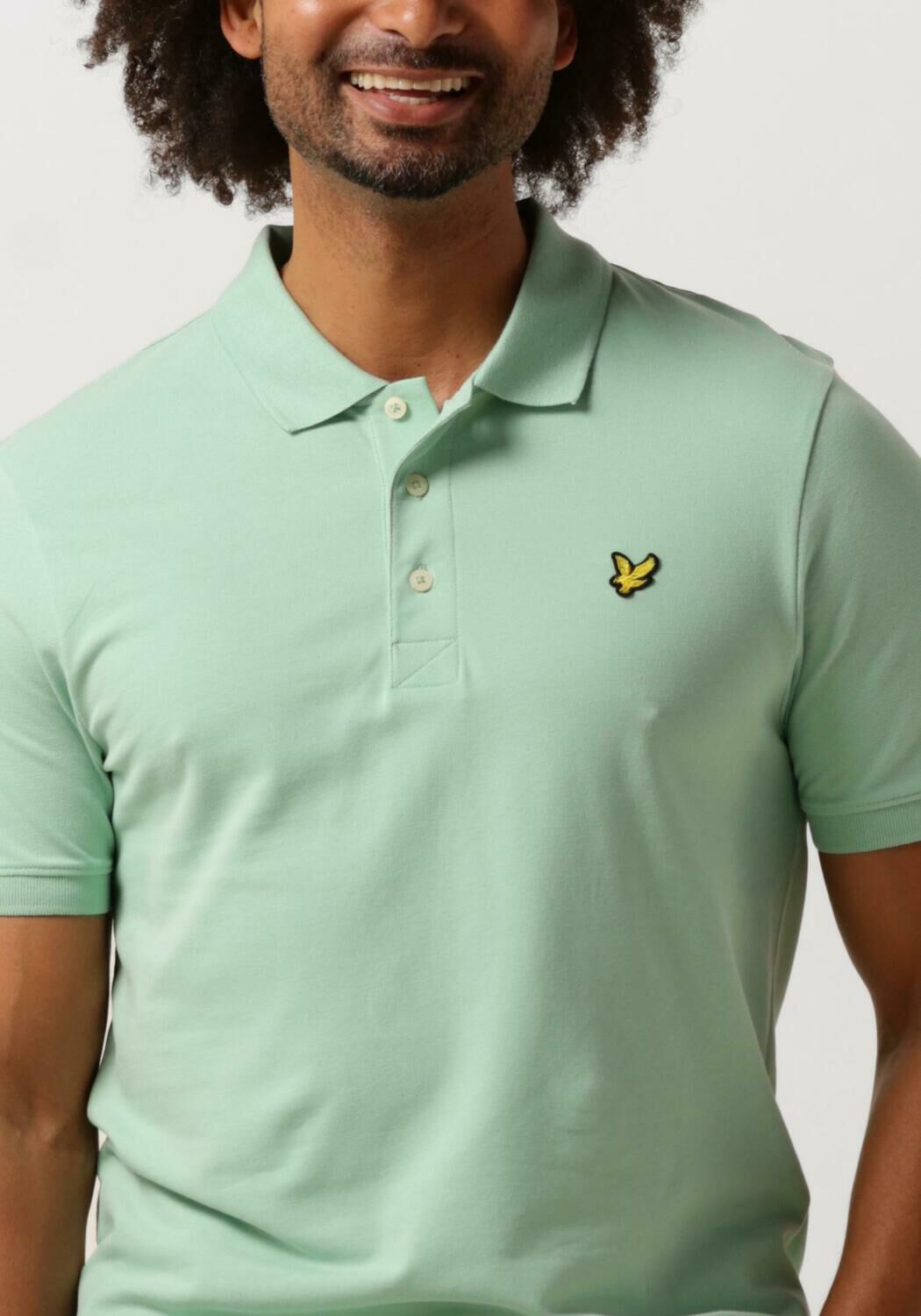 LYLE & SCOTT Heren Polo's & T-shirts Plain Polo Groen