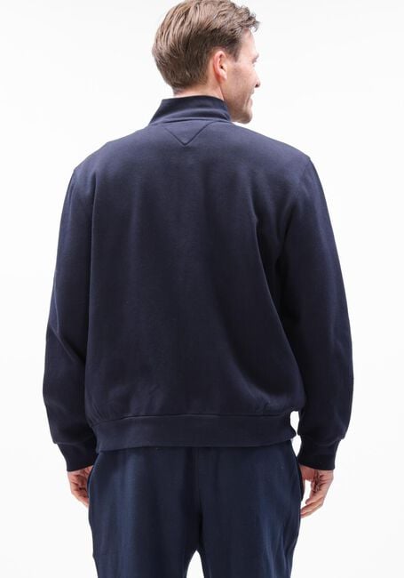 Donkerblauwe TOMMY HILFIGER Sweater HILFIGER ARCH STAND COLLAR ZIP - large