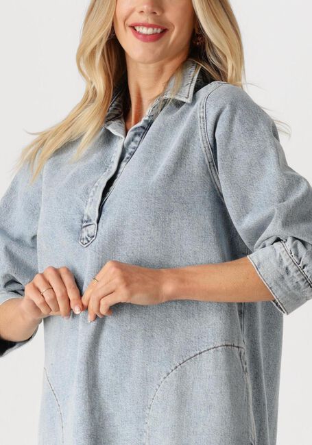 Blauwe BY-BAR Mini jurk FLYNT DENIM DRESS - large