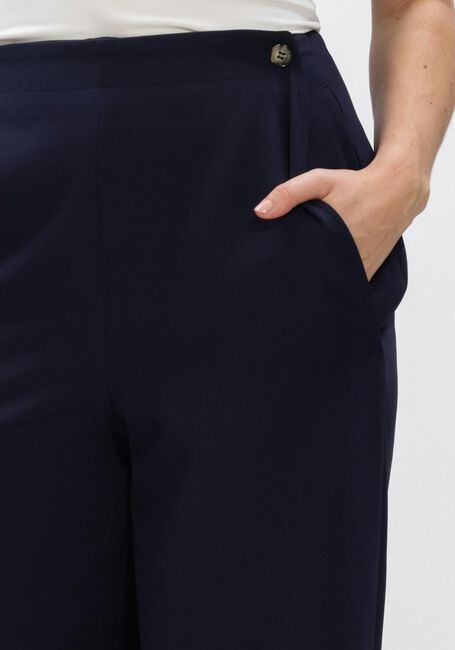 Donkerblauwe EST'SEVEN Wijde broek SCOTTIE PANTALON - large