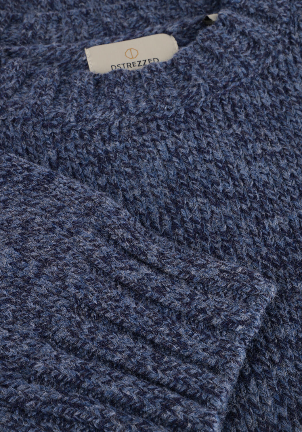 Blauwe DSTREZZED Trui PER CREWNECK - large