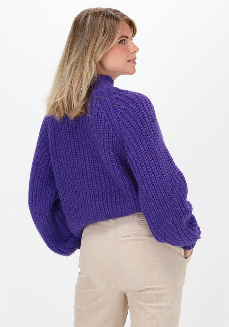 Paarse Y.A.S. Coltrui YASULTRA LS HIGH NECK KNIT PUL - large
