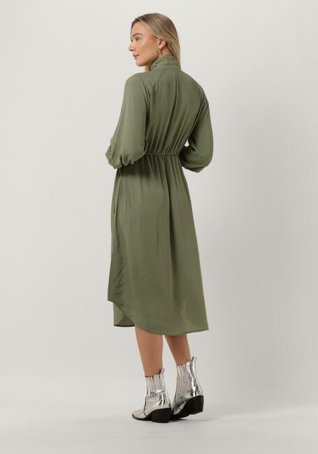Groene BRUUNS BAZAAR Midi jurk LILLI LYRA DRESS - large