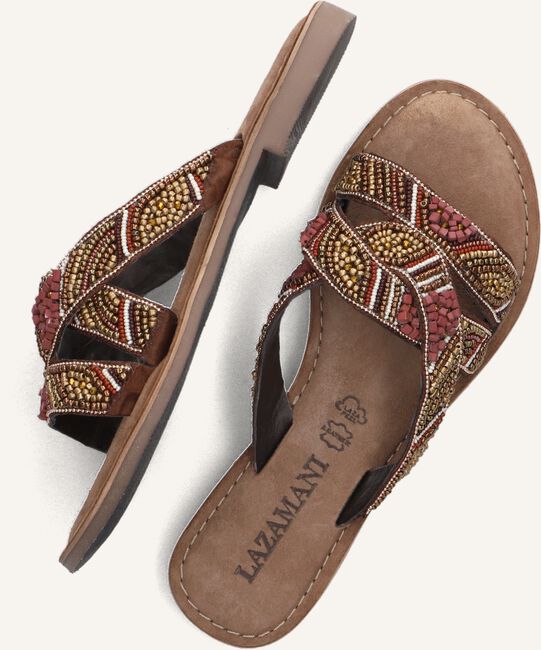 Bruine LAZAMANI Slippers 75.337 Bruine LAZAMANI Slippers 75.337 - large