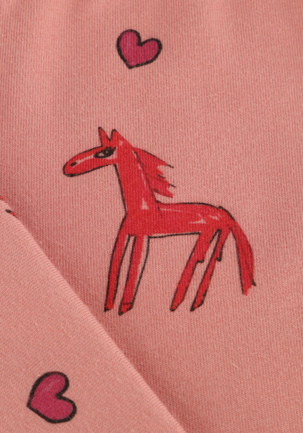 Roze DAILY BRAT Flared broek STARDUST HORSE FLARED PANTS - large