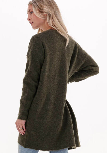 Groene SELECTED FEMME Vest LULU NEW LS KNIT LONG CARDIGAN B - large