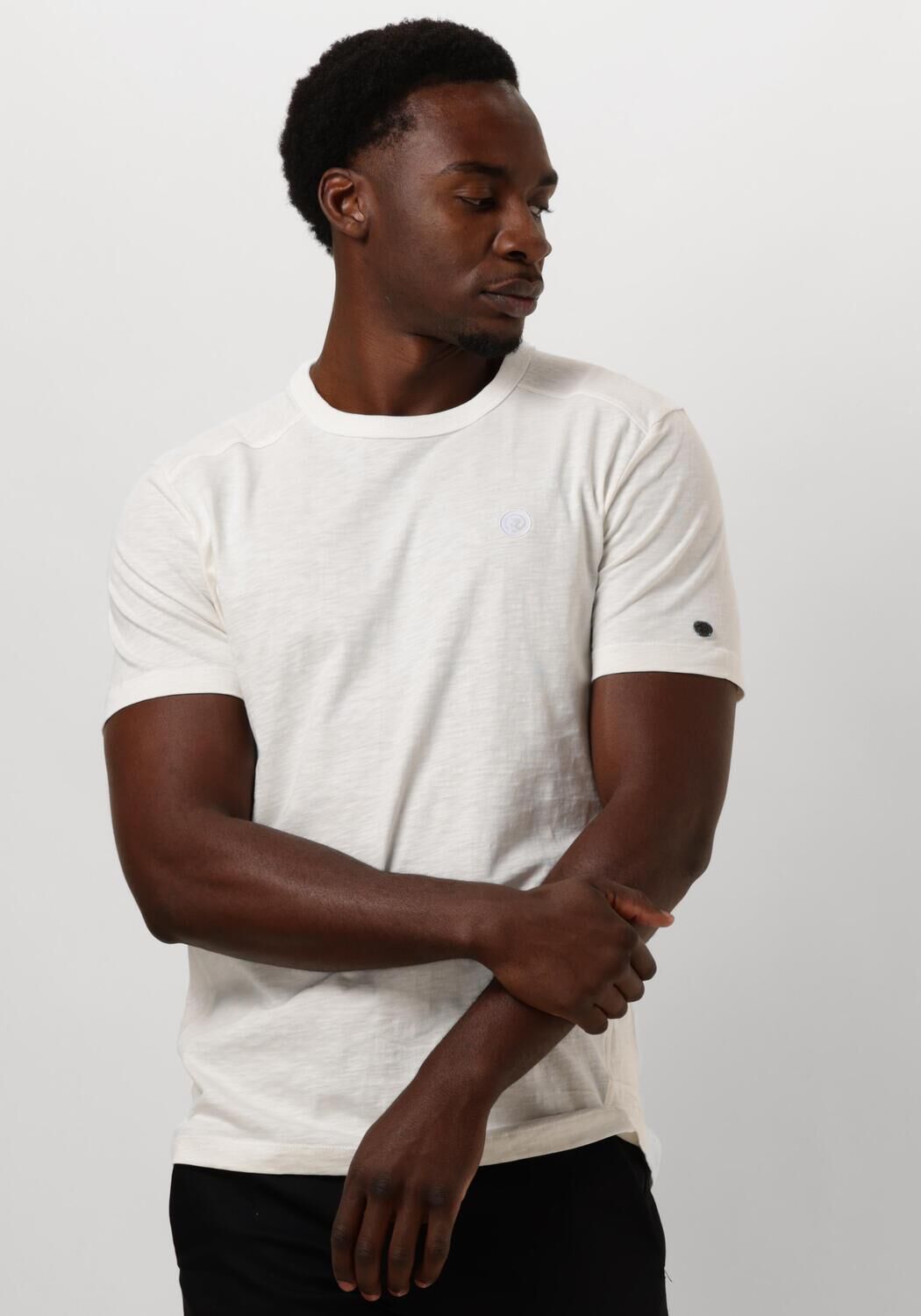 CAST IRON Heren Polo's & T-shirts Short Sleeve R-neck Essential Cotton Wit