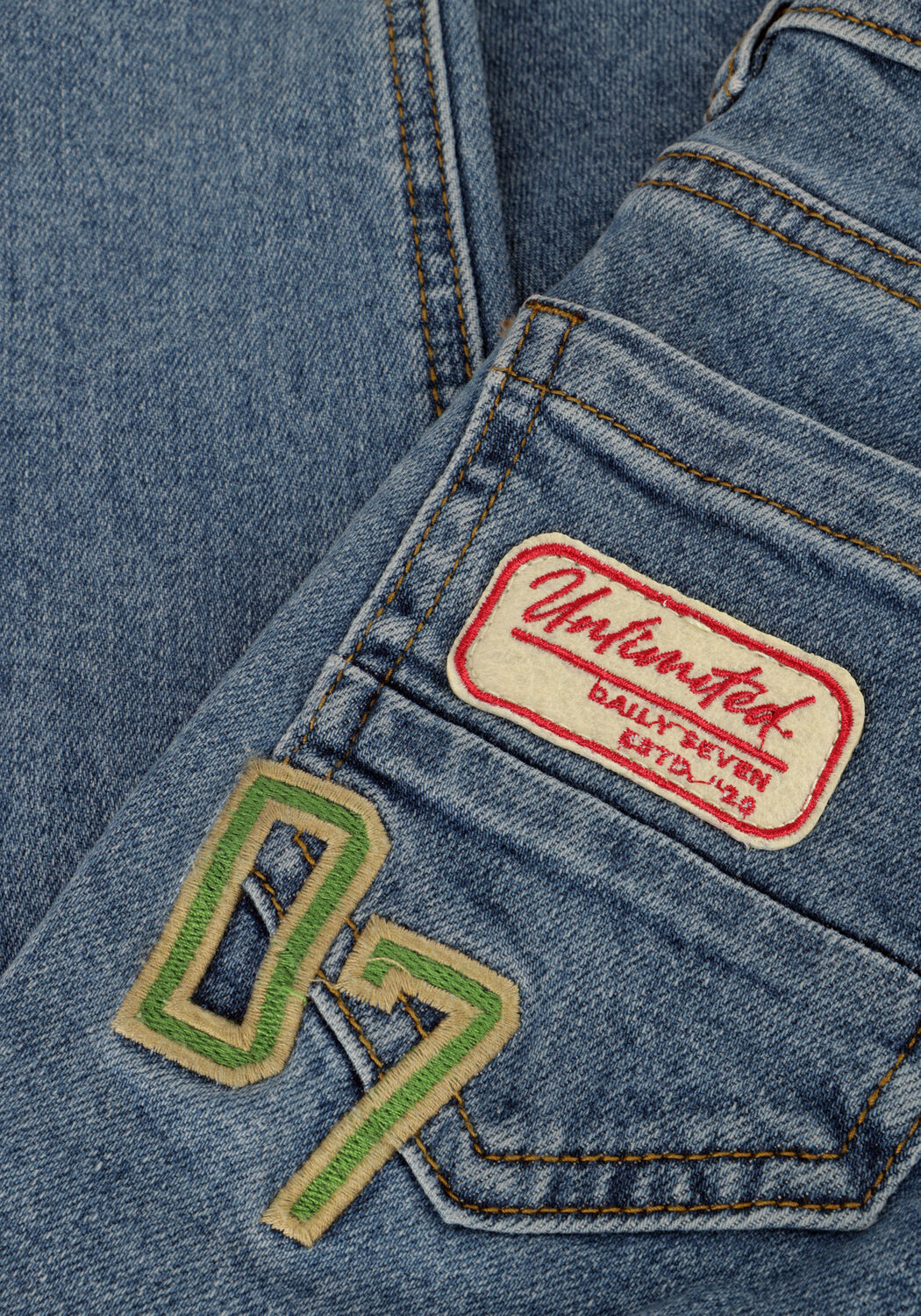 Blauwe DAILY7 Straight leg jeans 2602 STRAIGHT FIT - large