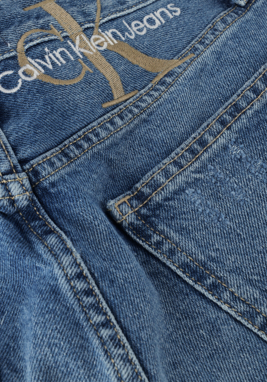 Blauwe CALVIN KLEIN Shorts MOM SHORT - large